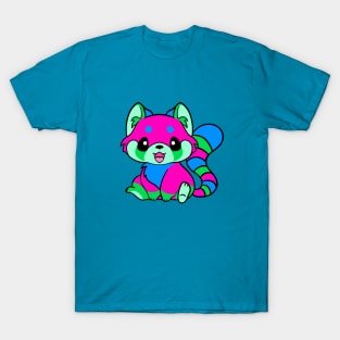 Polysexual Pride Red Panda T-Shirt